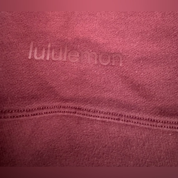 Lululemon Perfectly Oversized Crew Smoky Red - Picture 2 of 2